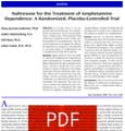 Naltrexone for the Treatment of Amphetamine Dependence: A Randomized, Placebo-Controlled Trial