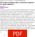 Favorable mortality profile of naltrexone implants for opiate addiction